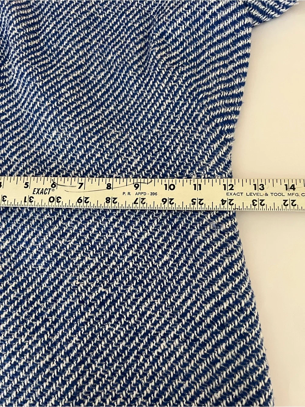Kate Spade Blue Tweed Cold-Shoulder A-Line Dress Size 0